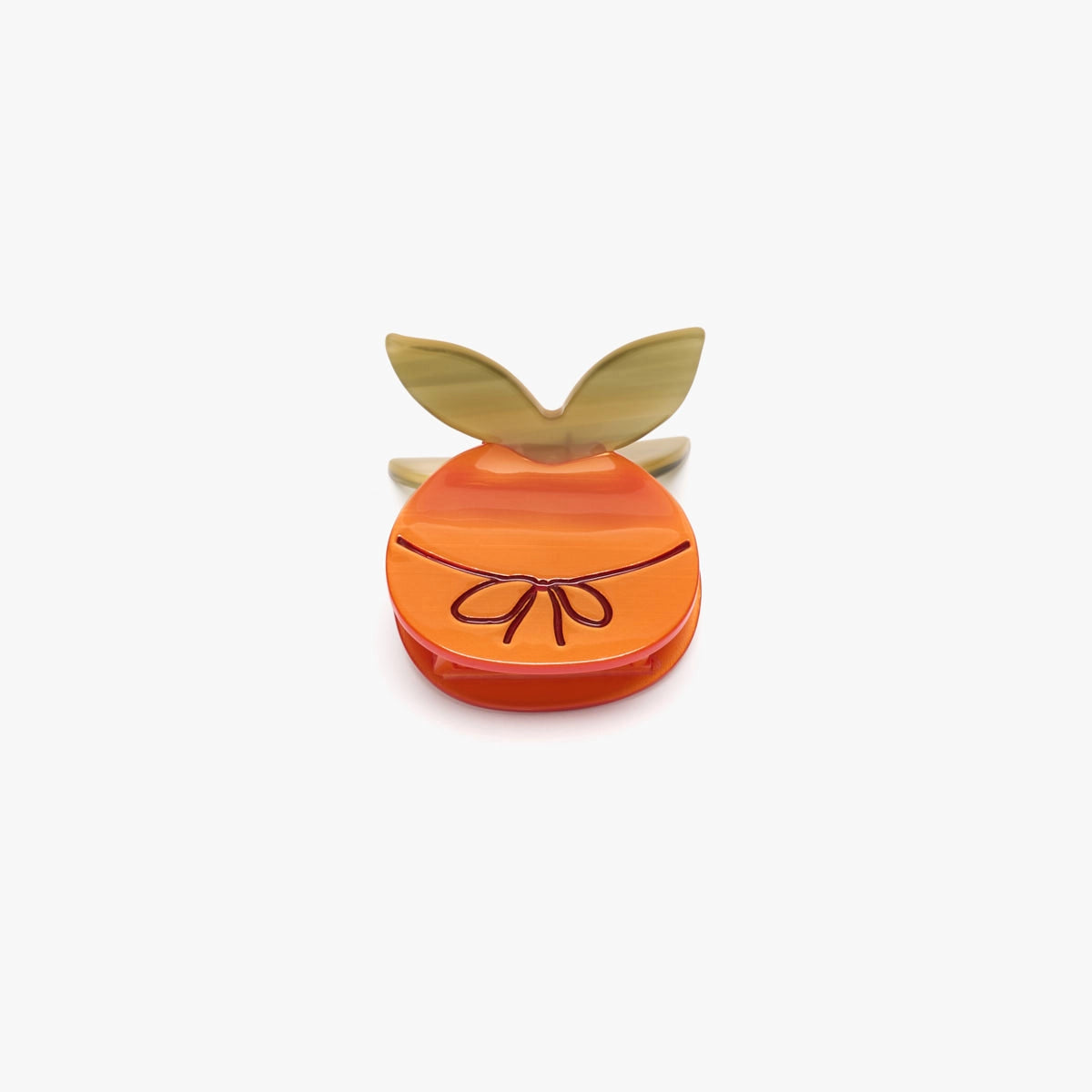 Mini Mandarin Acetate Hair Claw Clip