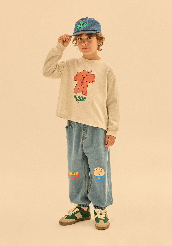 Cat Waffle Long sleeve T-shirt