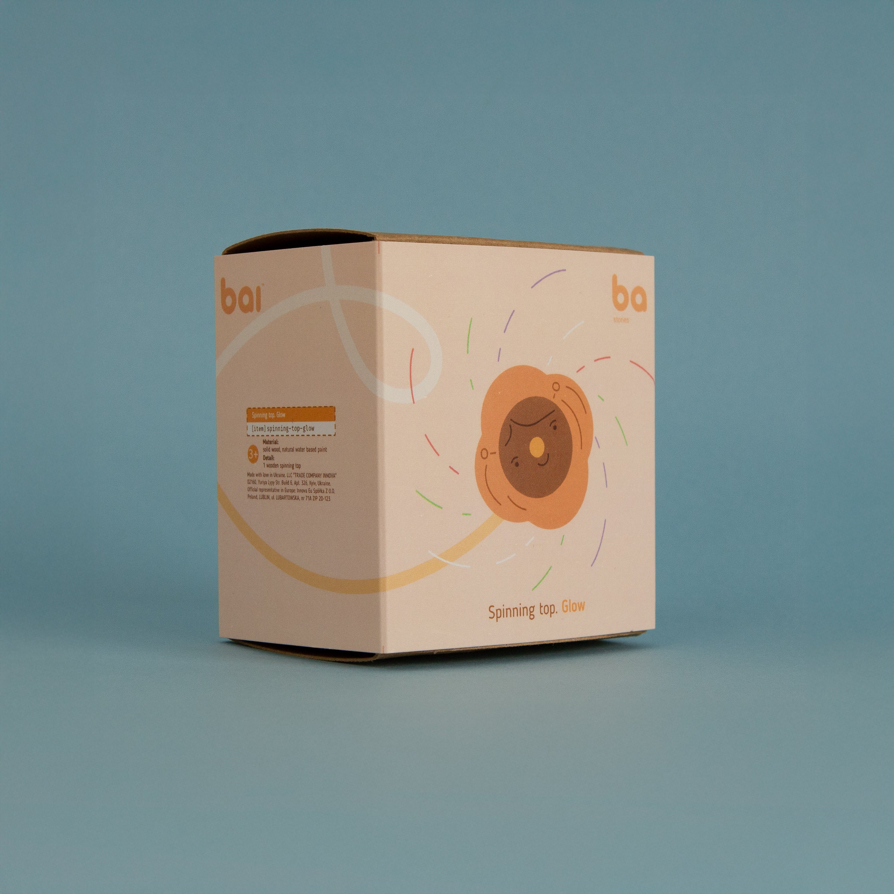 Wooden Spinning Top Breeze image 3