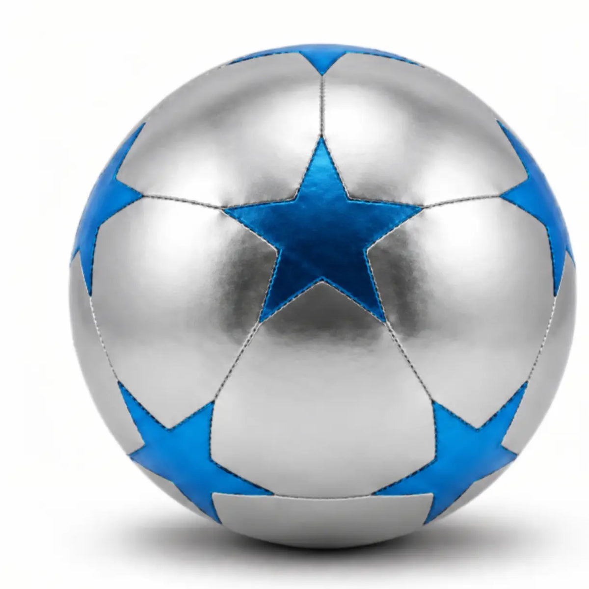 Blue and Silver Metallic Starry Ball 30cm