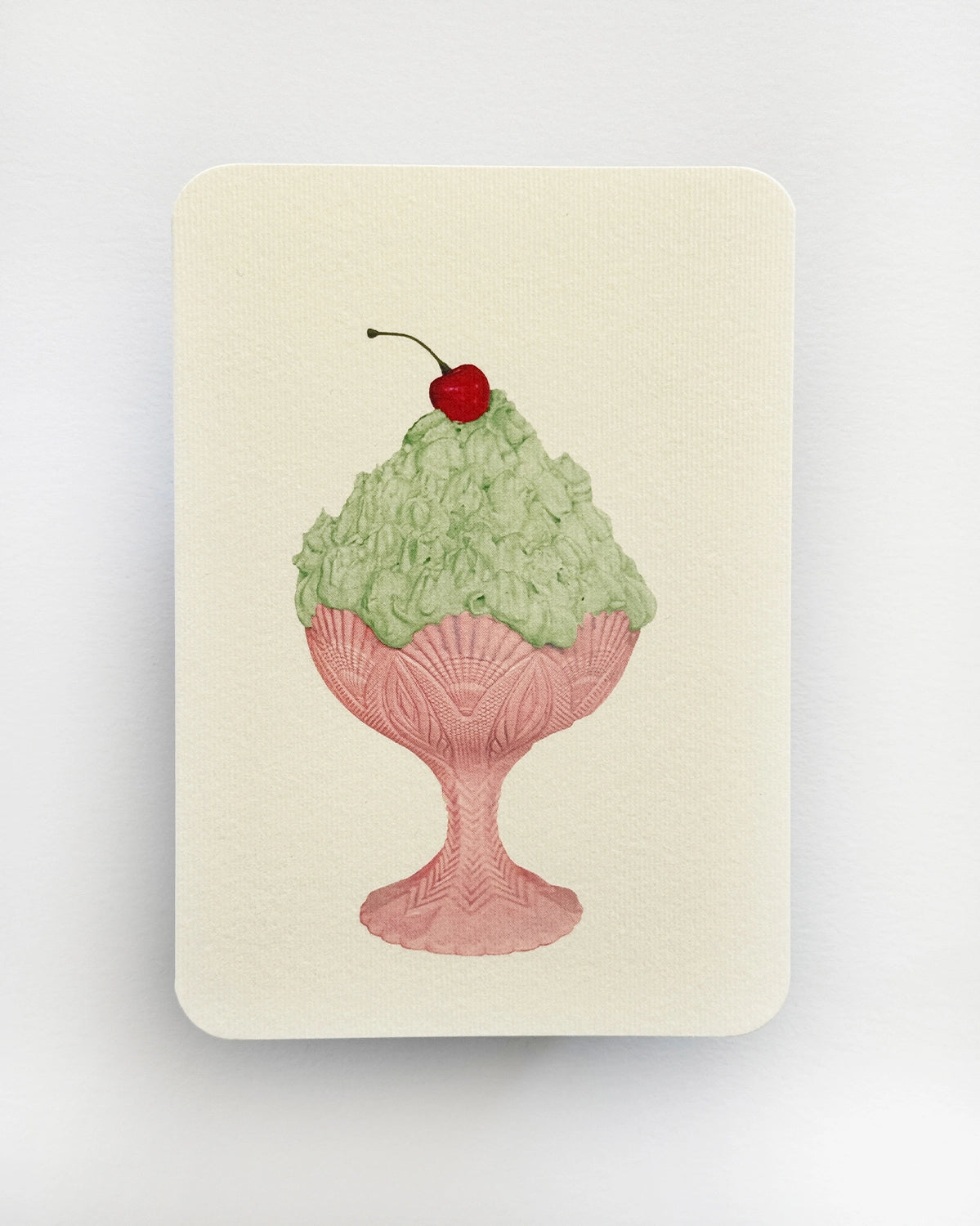 Pistachio Chantilly Cream Greeting Card image 0