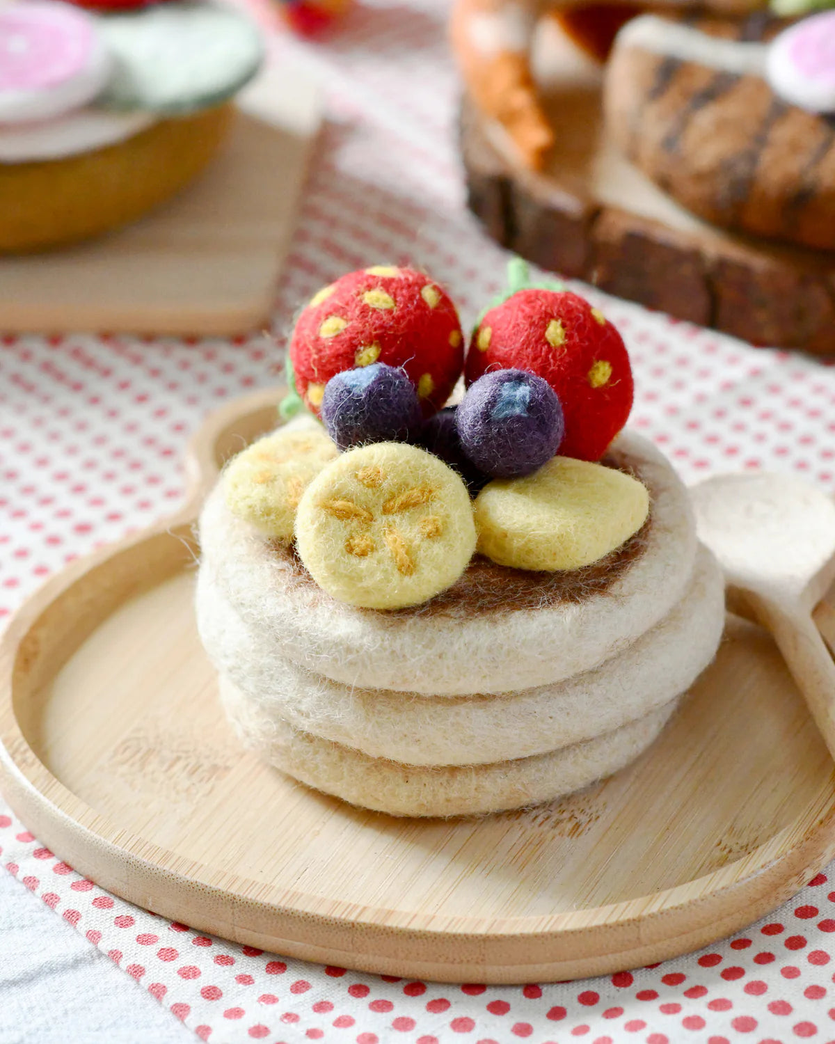 Pancake Stack with Fruits image 5