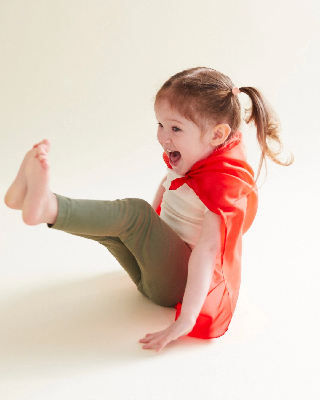 New Mini Solid Colour Red Playsilks