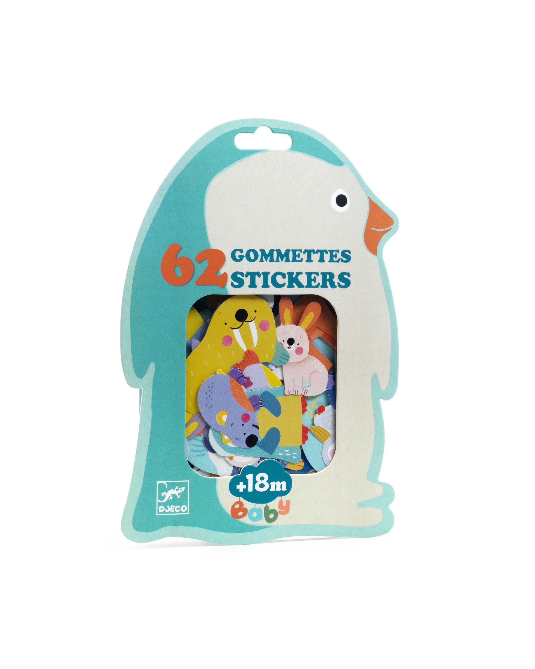 Stickers Ice Field Animals