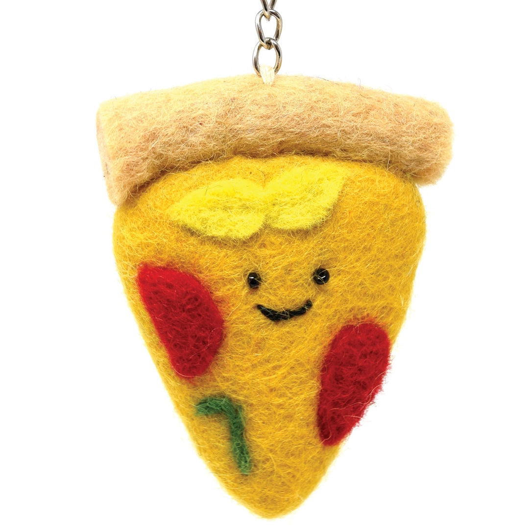 Pizza Felt Keychain image 1