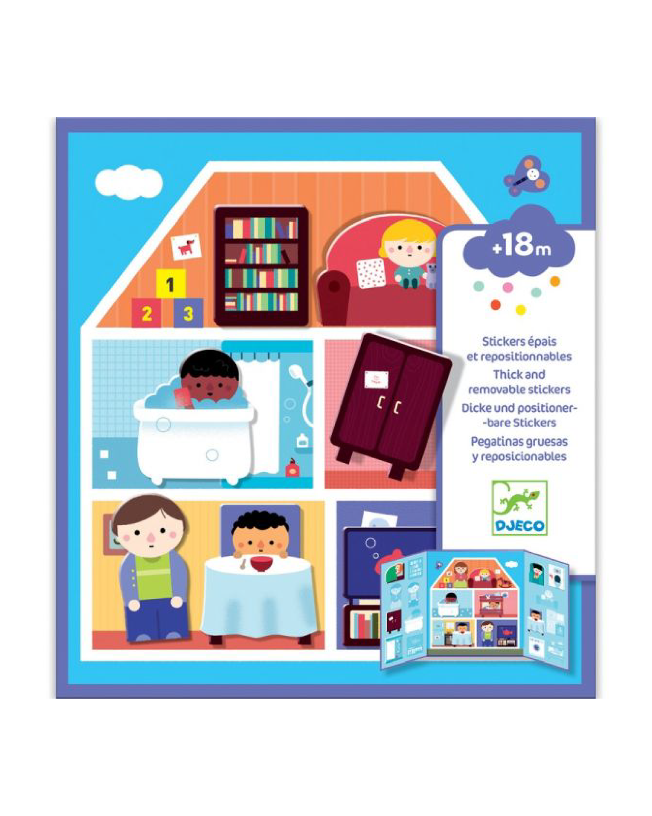 Home Reusable Stickers