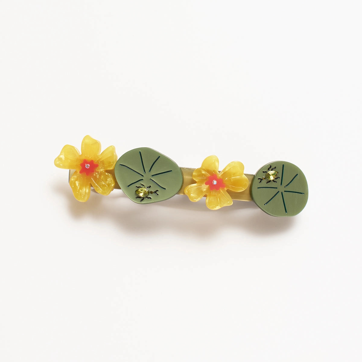 Jewelled Nasturtium Flower Beetle French Barrette