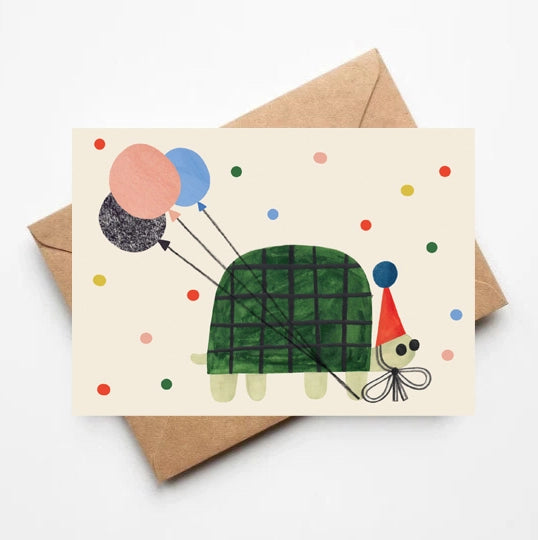 Party Turtle Card