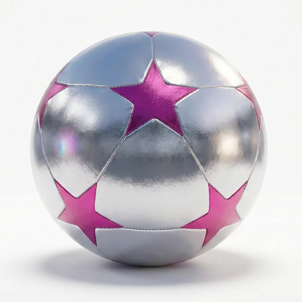 Purple and Silver Metallic Starry Ball 30cm