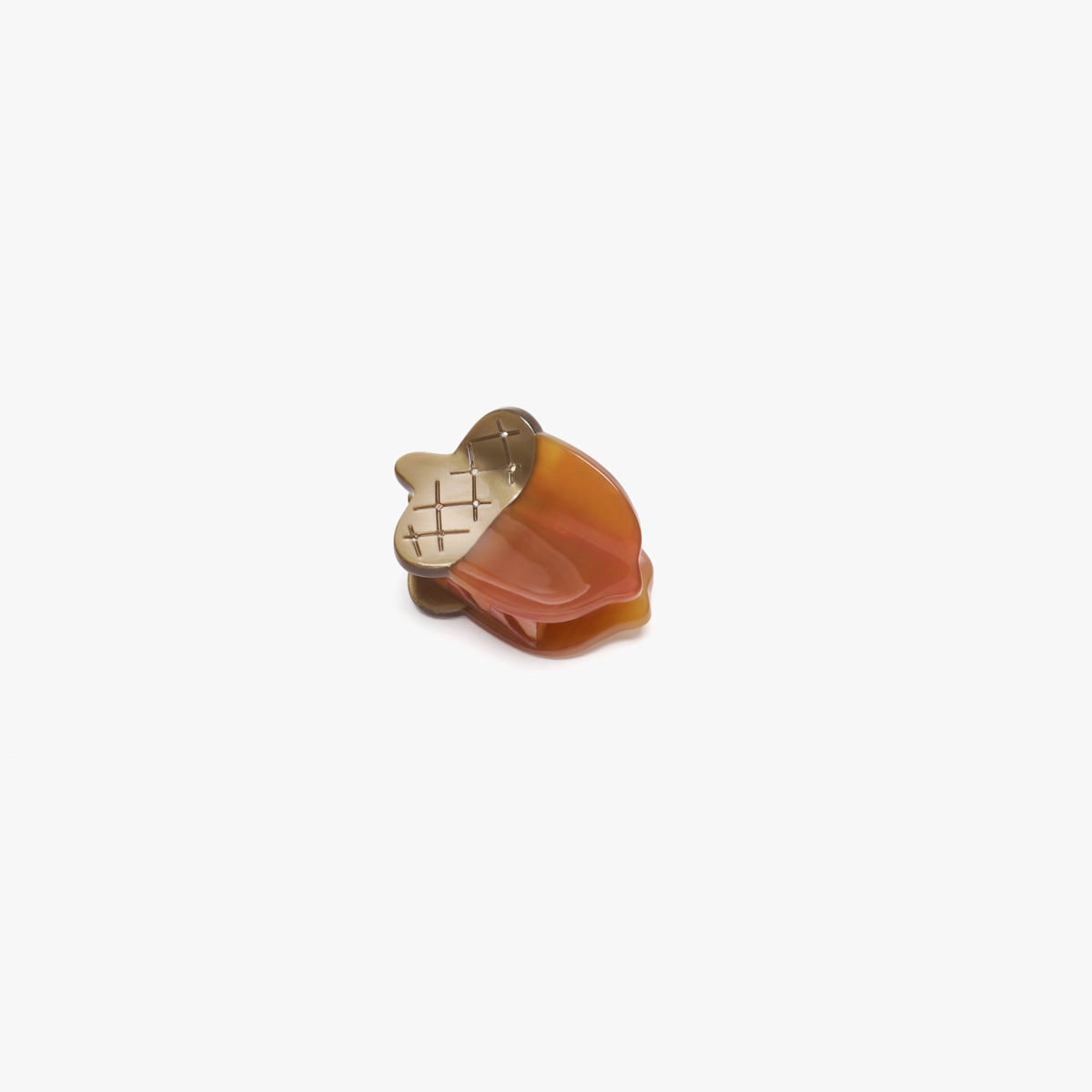 Mini Acorn Acetate Hair Claw Clip