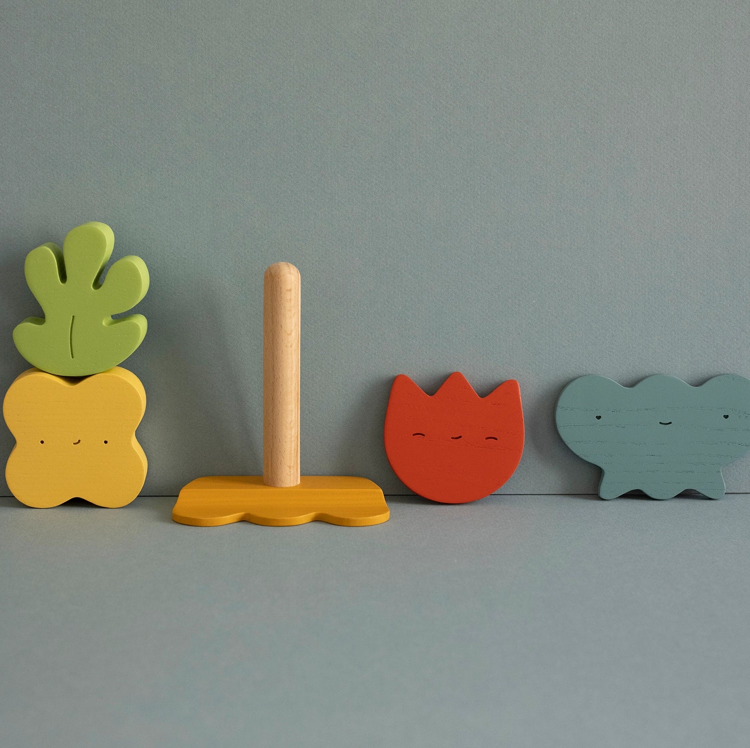 Sensory Wooden Play Set | Flowers image 0