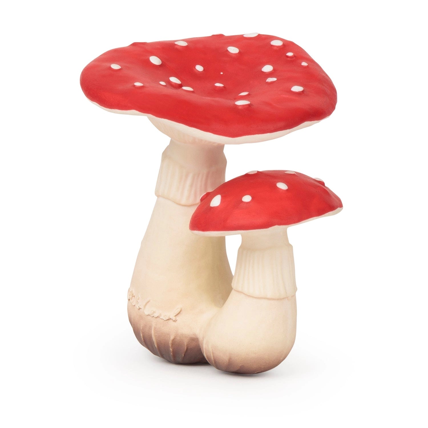 Mushroom Natural Rubber Baby Teether