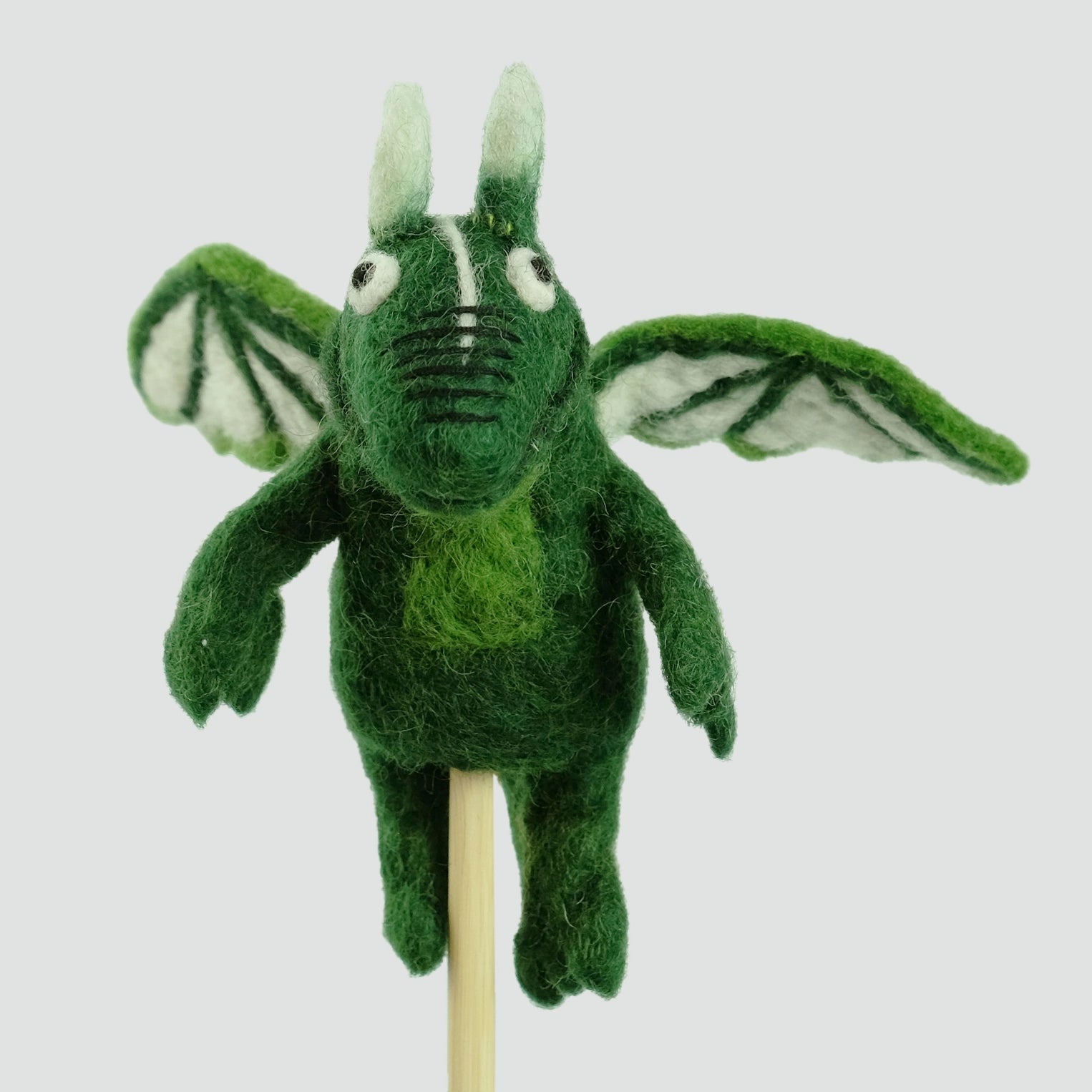 Dragon Green Finger Puppet image 0