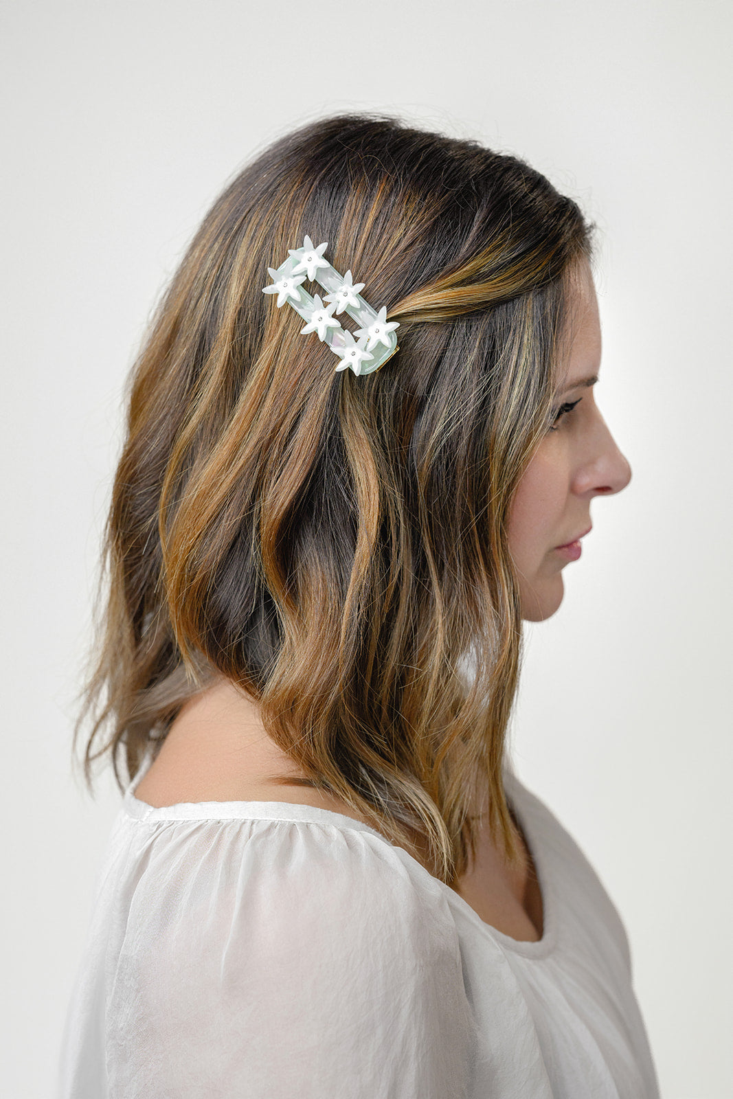 Undine Lotus Flower Alligator Hair Clip