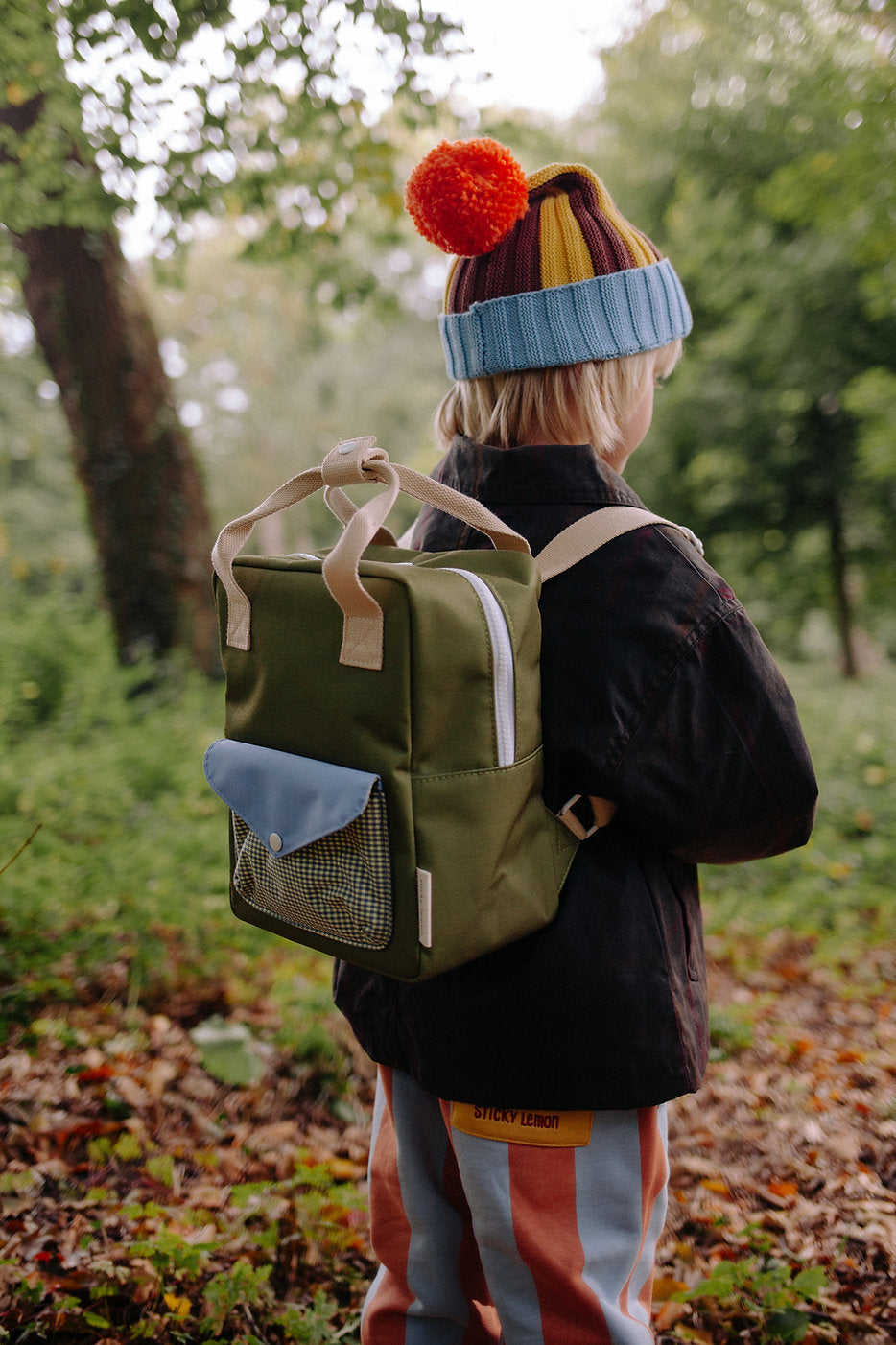 Sticky Lemon Recycled Small Envelope Backpack Tickling grass