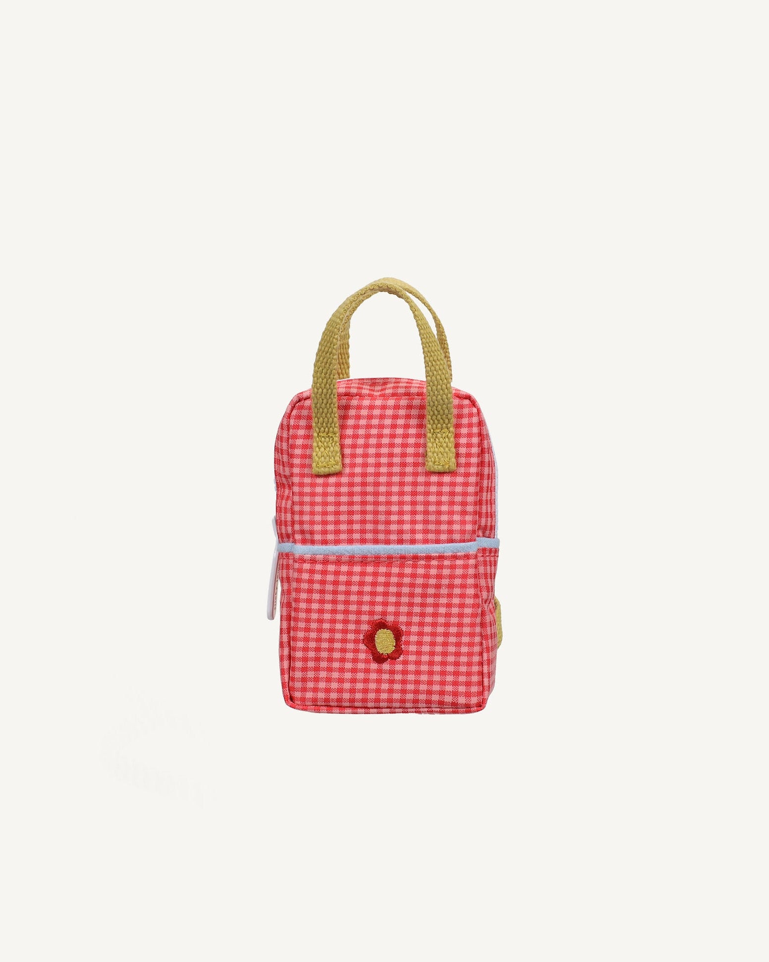 Backpack Mini for Doll/ Plush Gingham Flower + Rose
