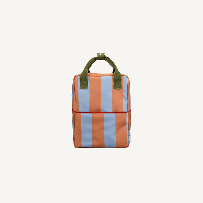 Sticky Lemon Recycled Medium Stripes Cloud Blue + Maple Whirl