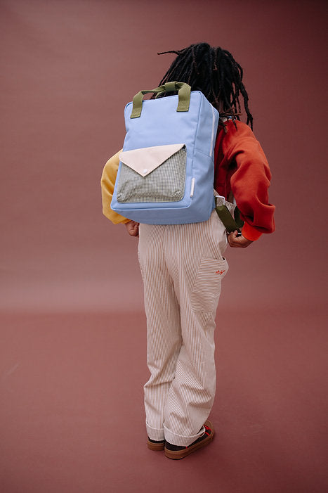 Sticky Lemon Recycled Medium Envelope Backpack Cloud Blue
