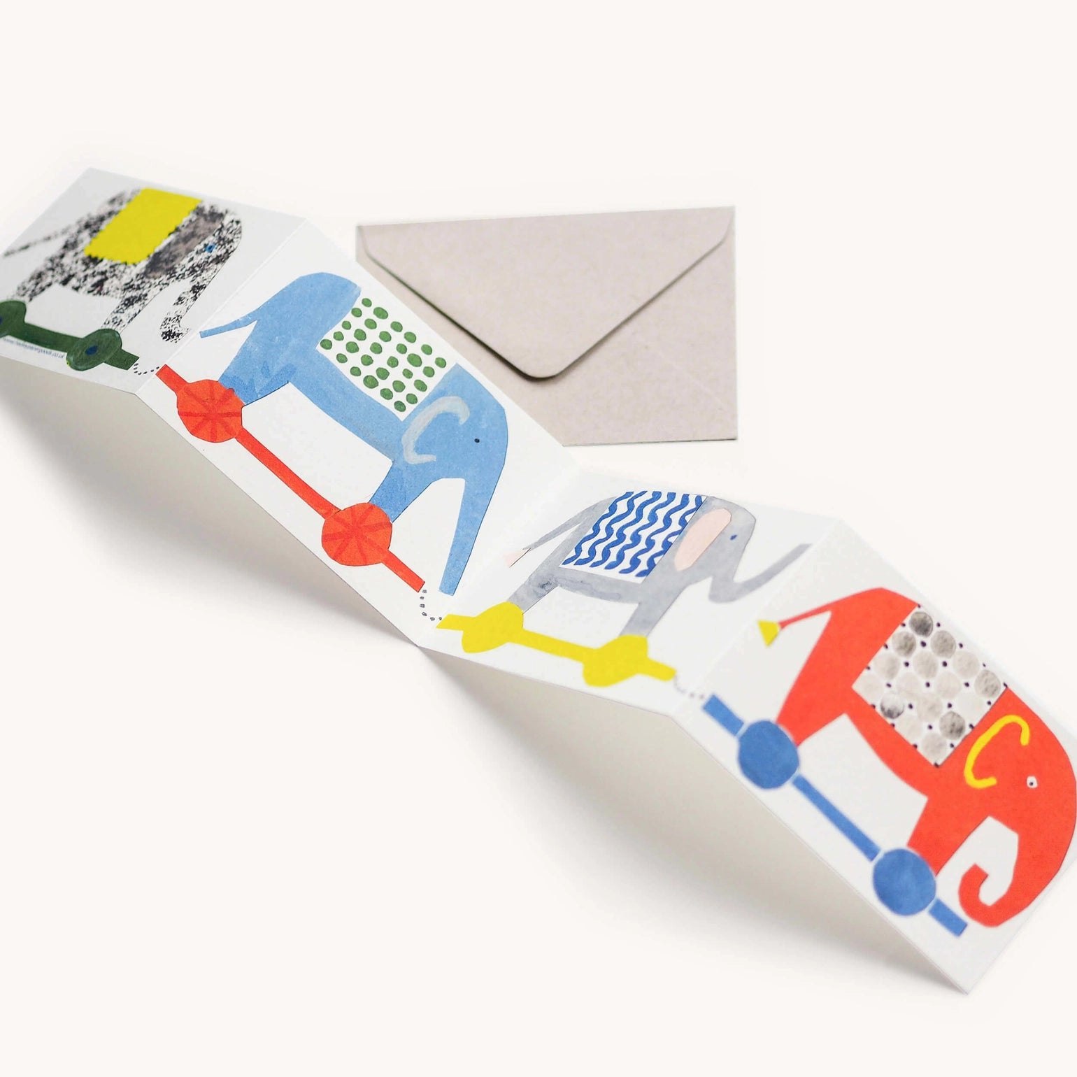 Elephant Fold Out Card