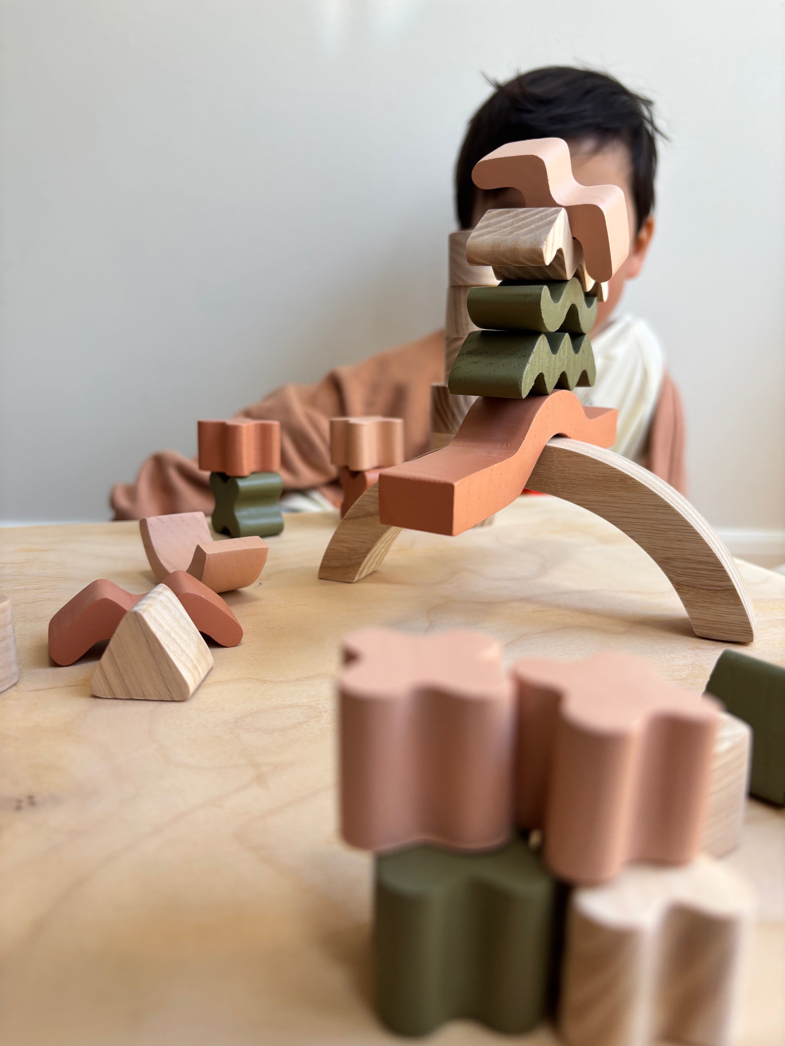 Stacking Balancing Wooden Game | Colour image 6
