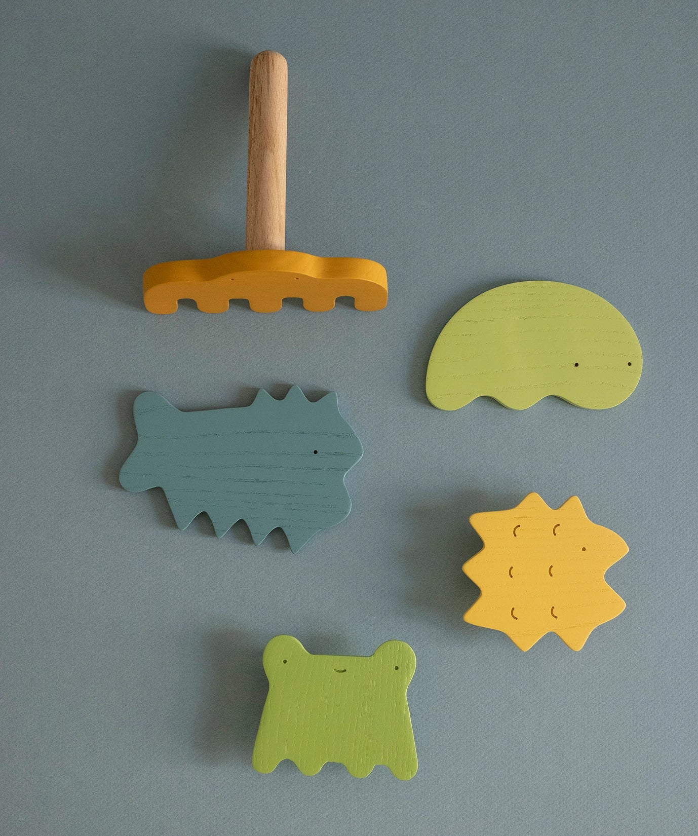 Sensory Wooden Play Set | Cute Monsters image 1