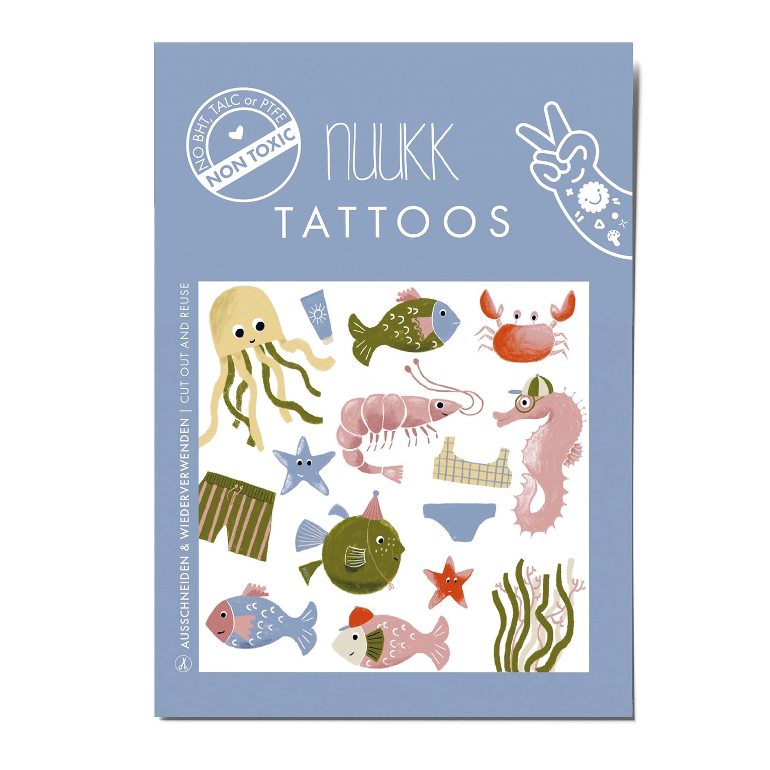 Organic Sea Animal Tattoo