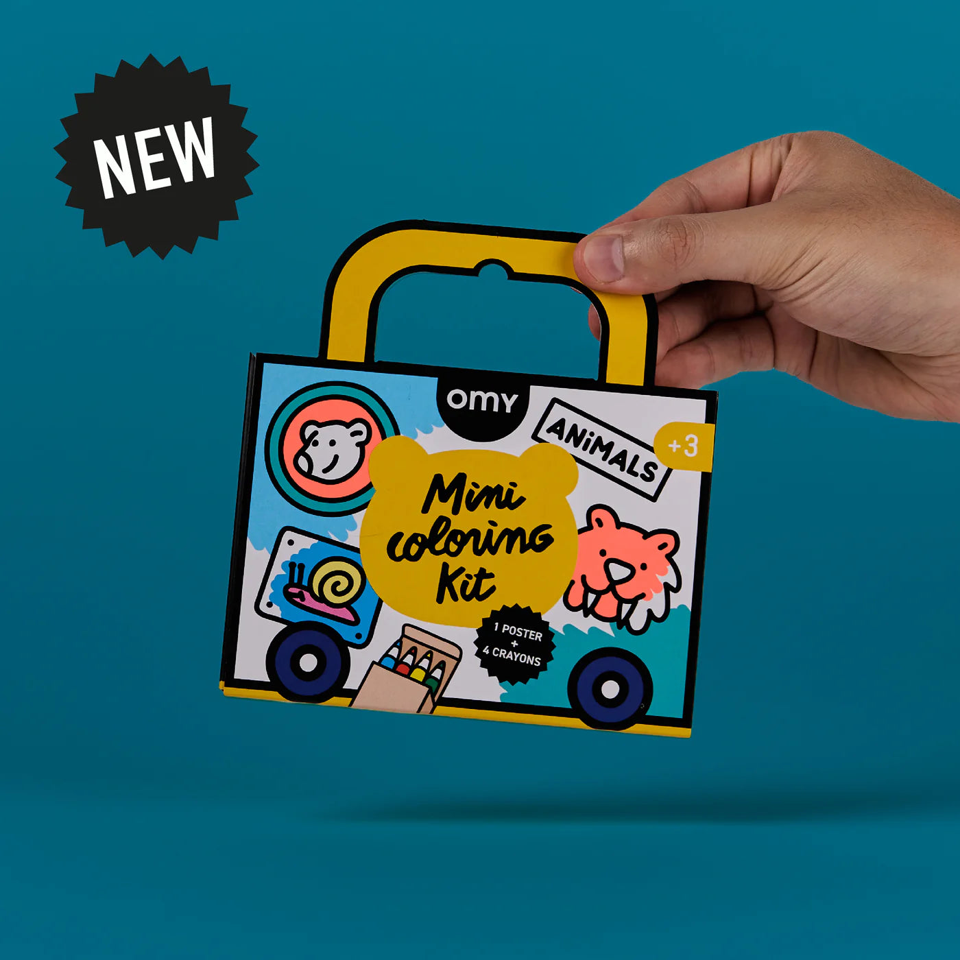 Animal Mini Colouring Kit with Crayons image 4