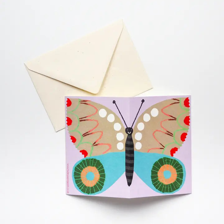 Purple Butterfly Card image 0