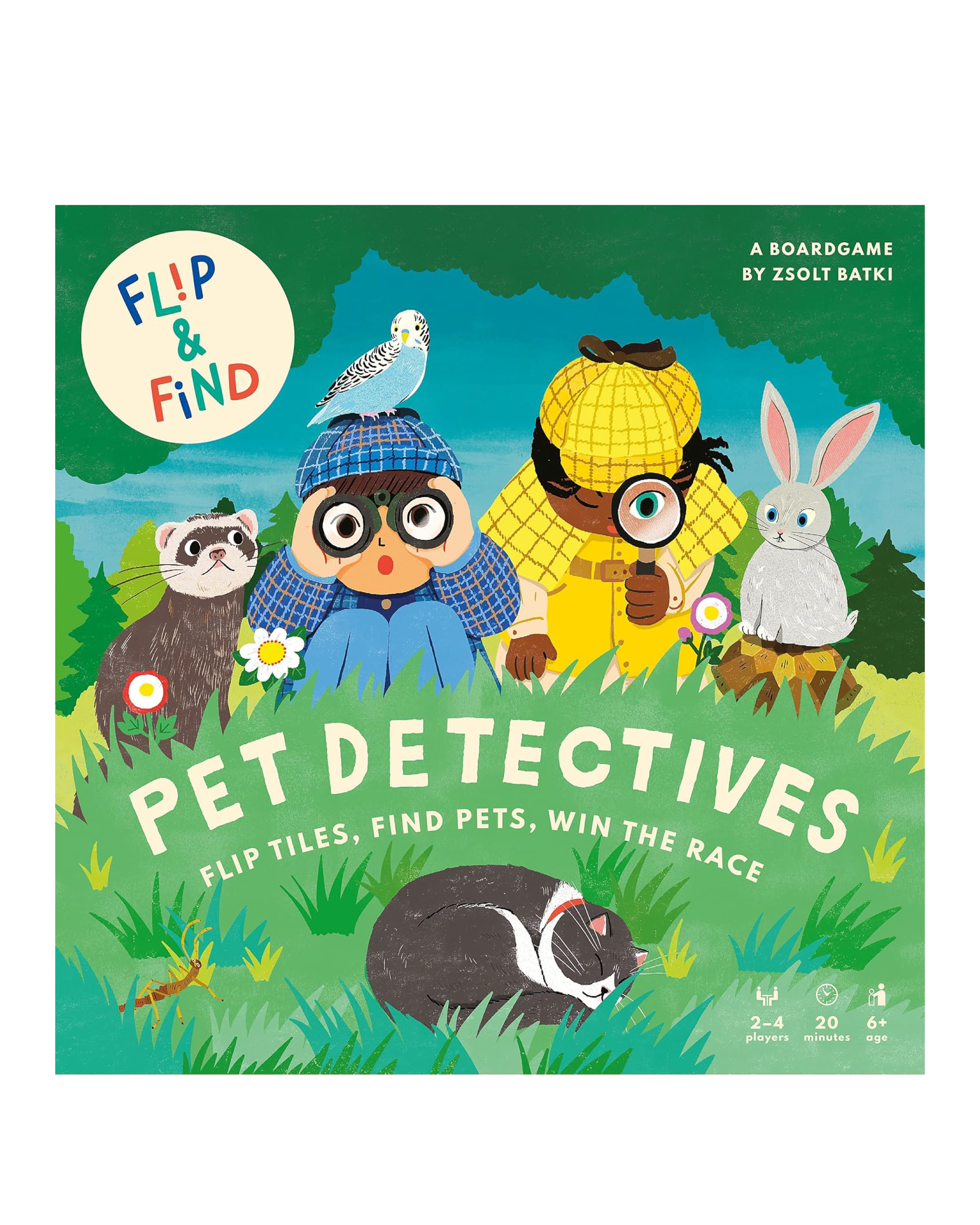 Pet Detectives Flip and Find Game
