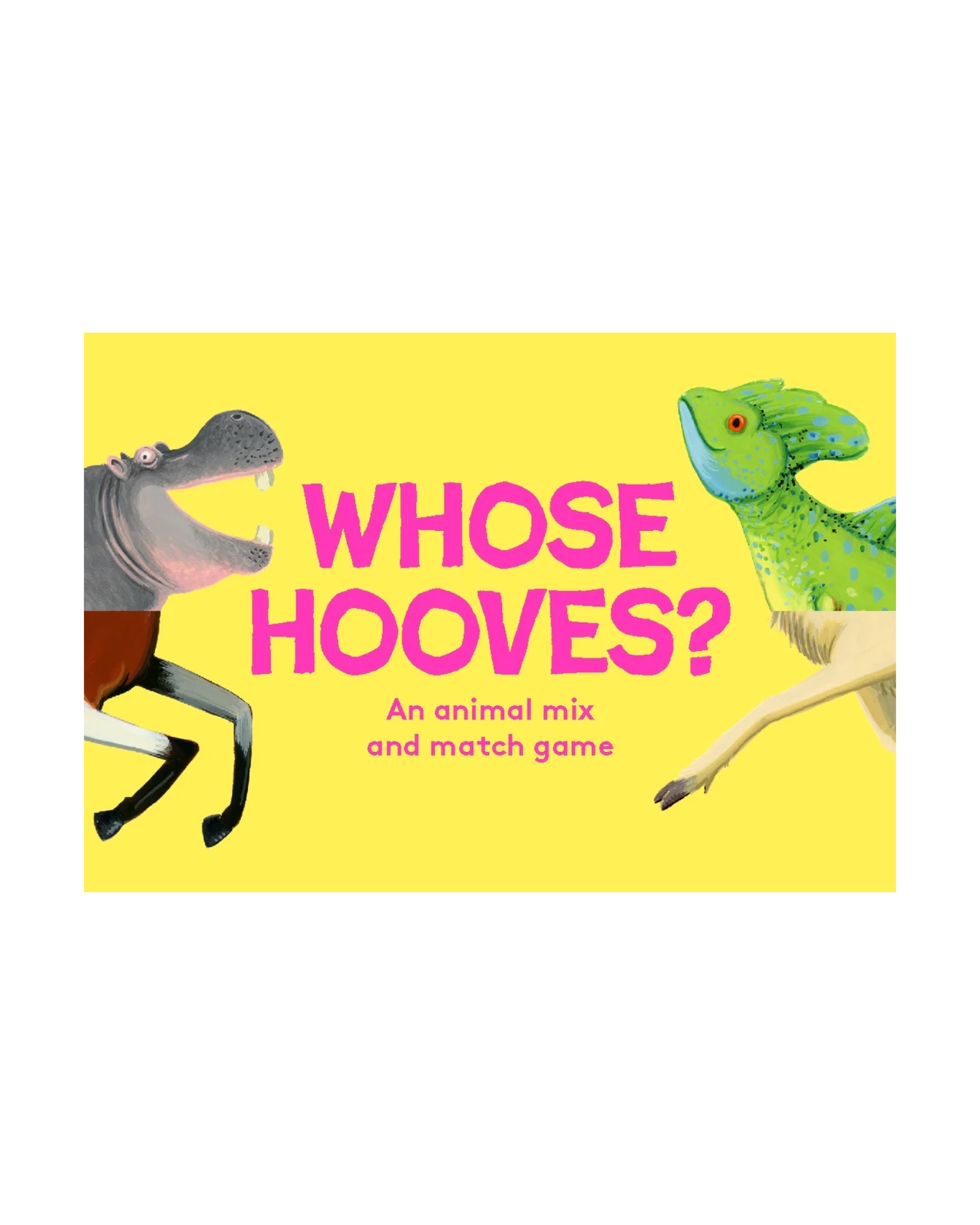 Whose Hooves? Animal Mix and Match Card Game
