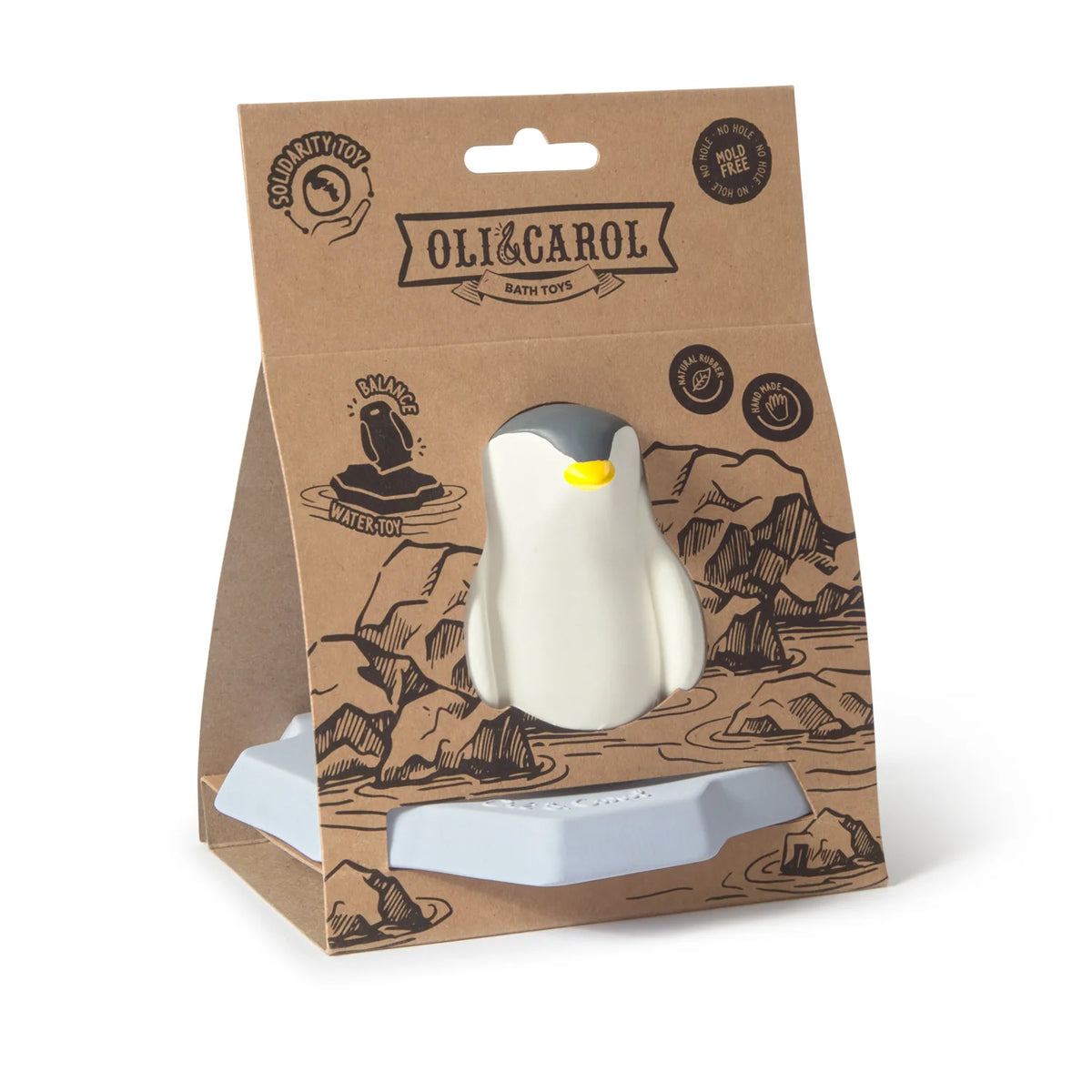 Penguin Natural Rubber Bath Toy