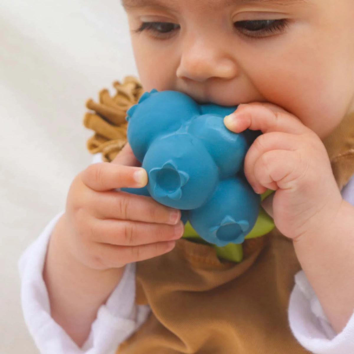 Blueberry Natural Rubber Baby Teether