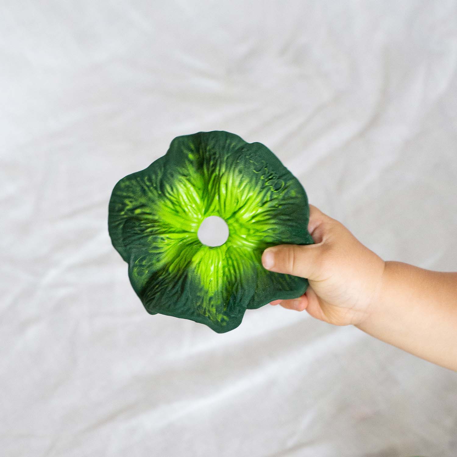 Mini Kale Natural Rubber Doudou-Teether