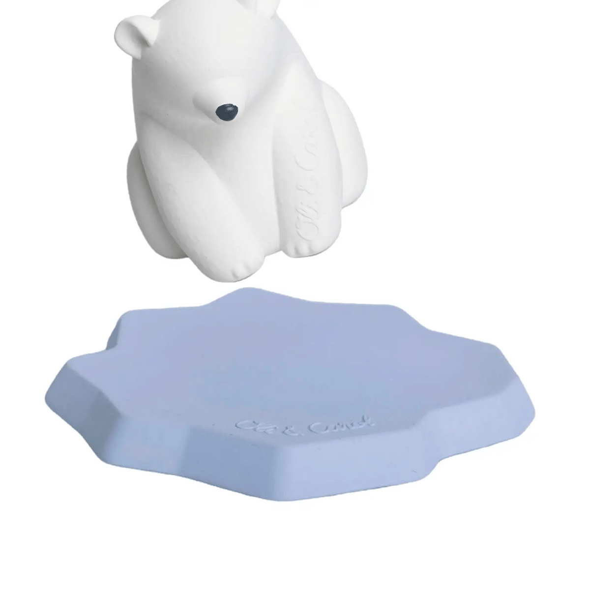 Polar Bear Natural Rubber Bath Toy