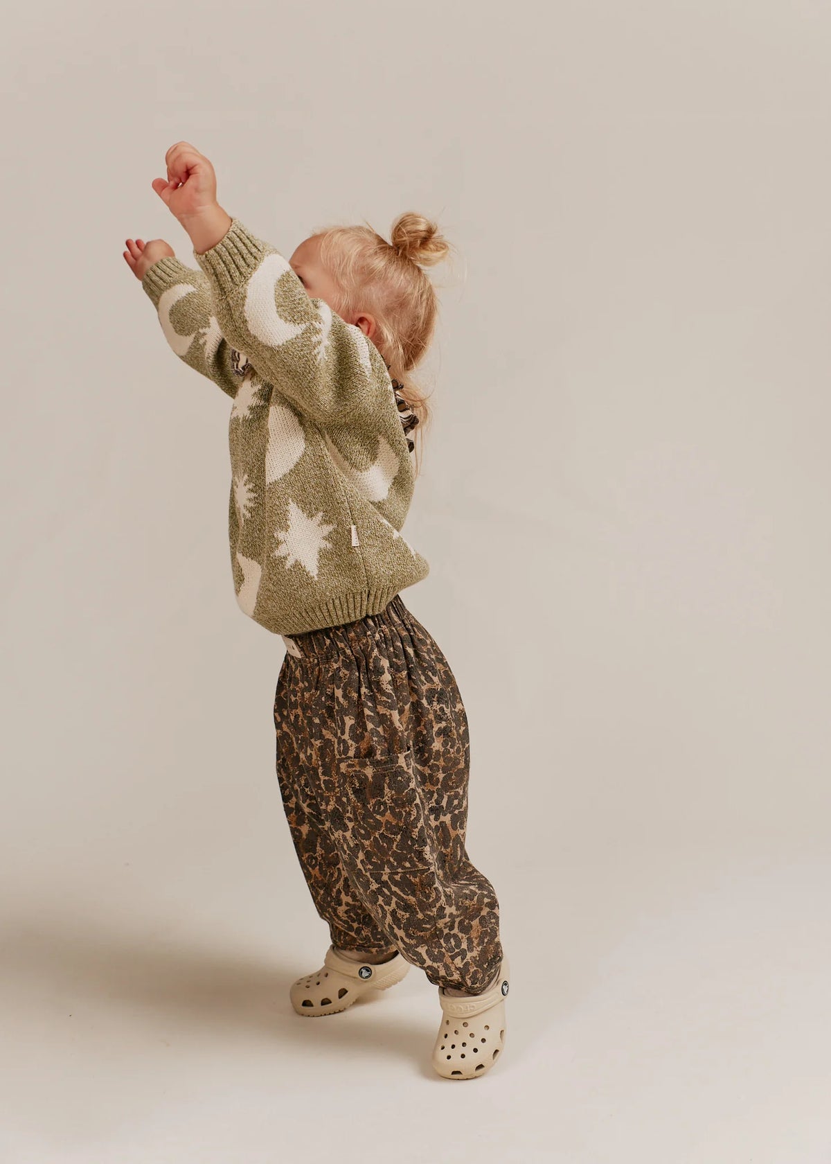 Emerson Leopard Trouser Organic Cotton