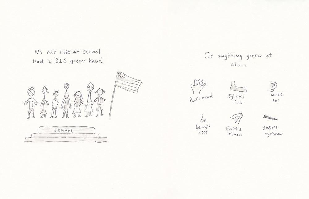 The Little Kid with the Big Green Hand