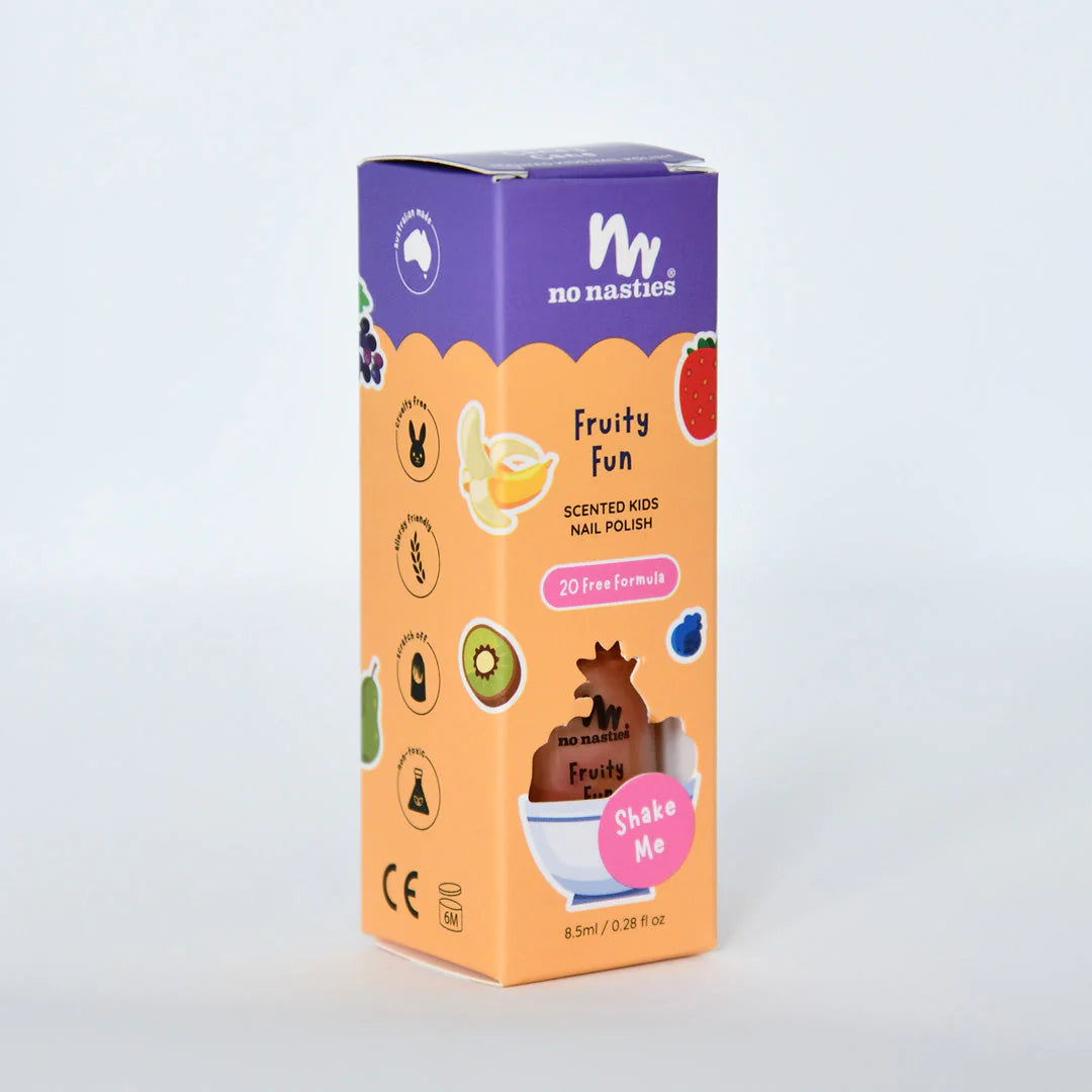 Water Based Scented Scratch Off Kids Nail Polish, Fruity Fun