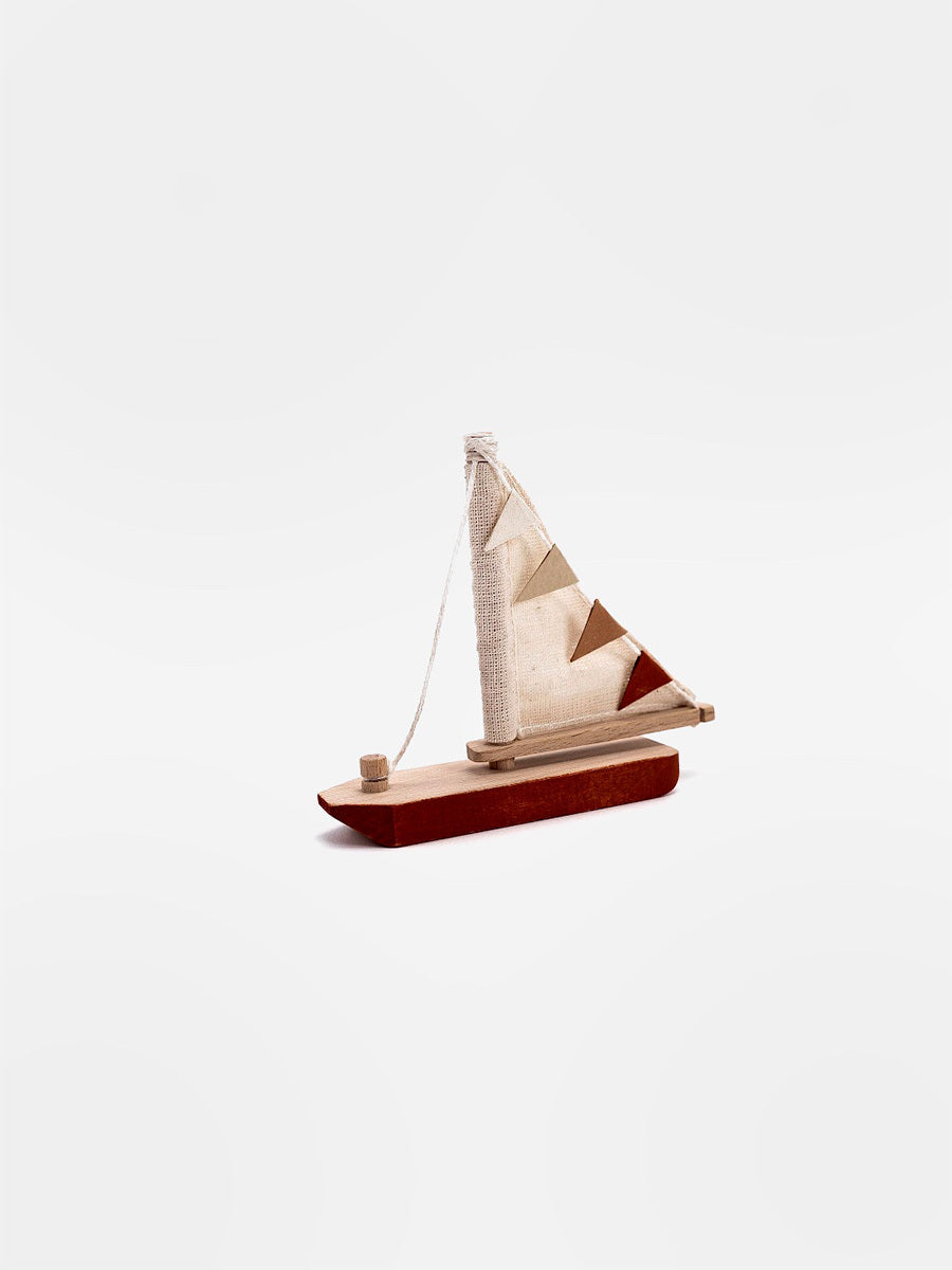 Wooden Boat Red
